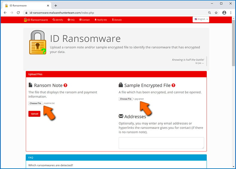 Identifier l'infection de type ransomware (étape 3)