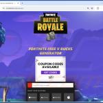 Fortnite V-Bucks Generator Version de l'apparence de l'escroquerie 3