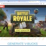 Fortnite V-Bucks Generator Version de l'apparence de l'escroquerie 4