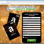 congratulations you are todays winner escroquerie carte cadeau amazon