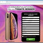 congratulations you are todays winner escroquerie iphone x