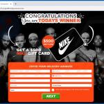 congratulations you are todays winner escroquerie carte cadeau nike