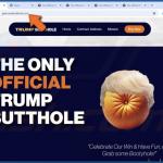 Le site web de l'arnaque de l'Airdrop $TRUMP 2