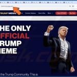 Le site web de l'arnaque de l'Airdrop $TRUMP 4