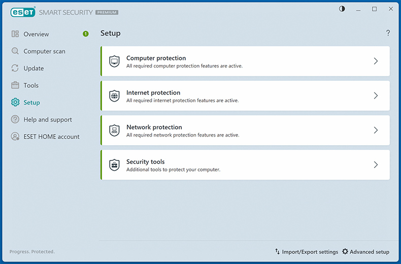 ESET Home Security Premium Caractéristiques