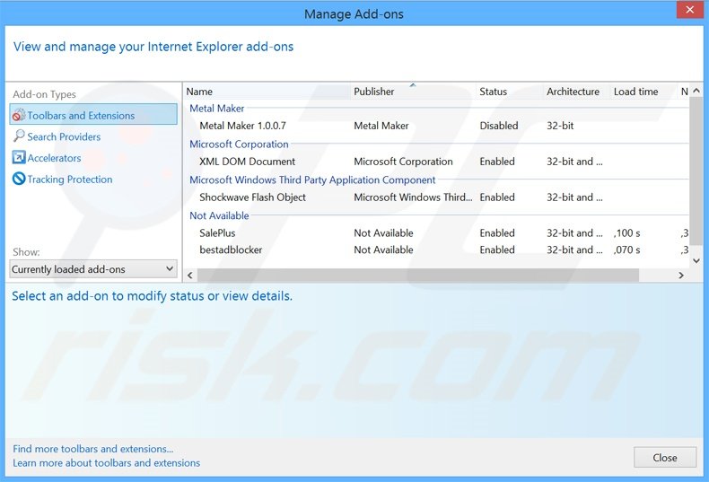 Suppression des publicités MediaPlayer dans Internet Explorer étape 2