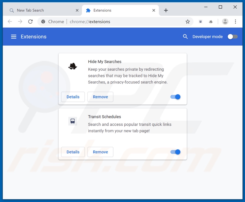 Suppression des extensions Google Chrome liées à fxsmash.xyz