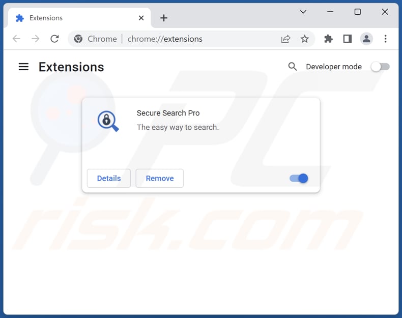 Suppression des extensions Google Chrome liées à securesearch.pro