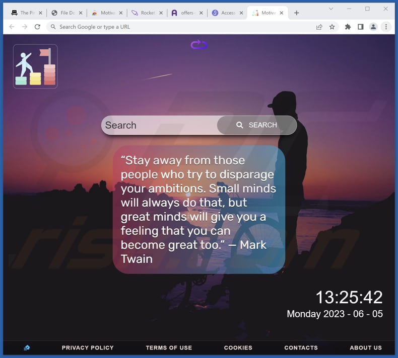 motivational-quotes.com browser hijacker