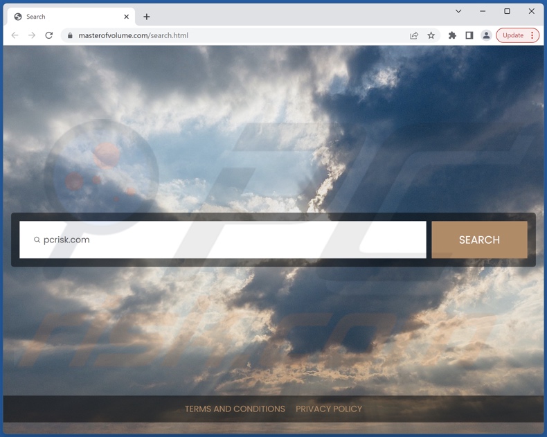 masterofvolume.com browser hijacker