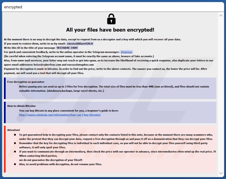 Kmrox ransomware note de rançon (info.hta)