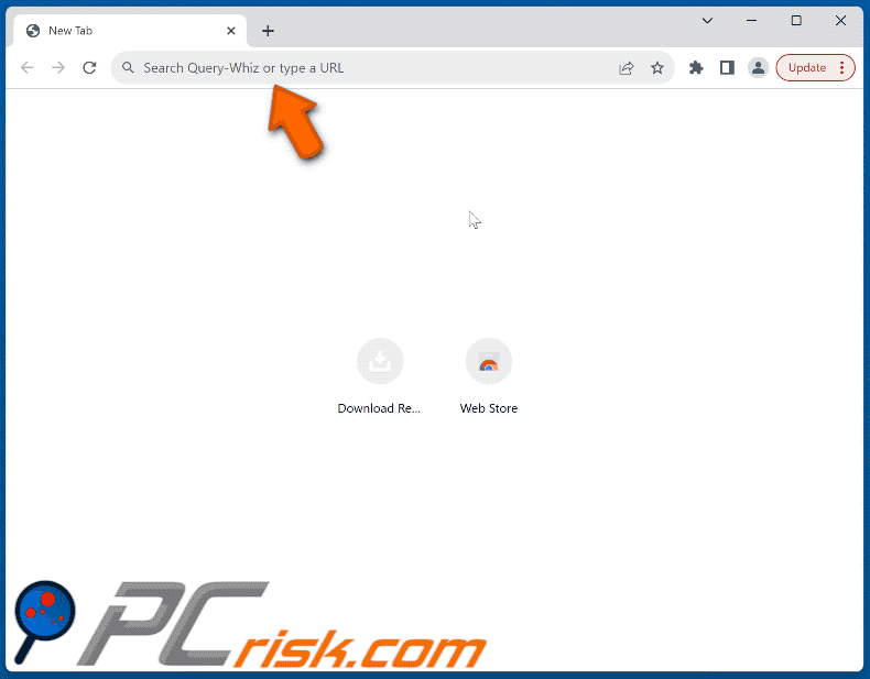 Query-Whiz browser hijacker query-whiz.com redirige vers bing.com
