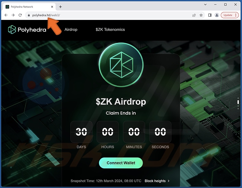Polyhedra Network $ZK Airdrop escroquerie