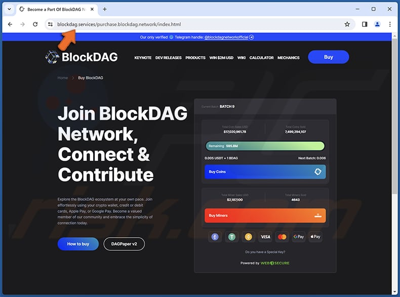 Join BlockDAG Network escroquerie