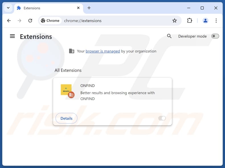 Suppression des extensions Google Chrome liées à findflarex.com