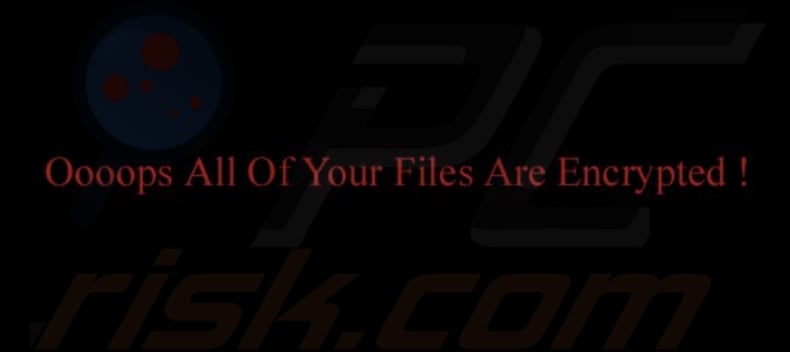 Papier peint du ransomware GhosHacker