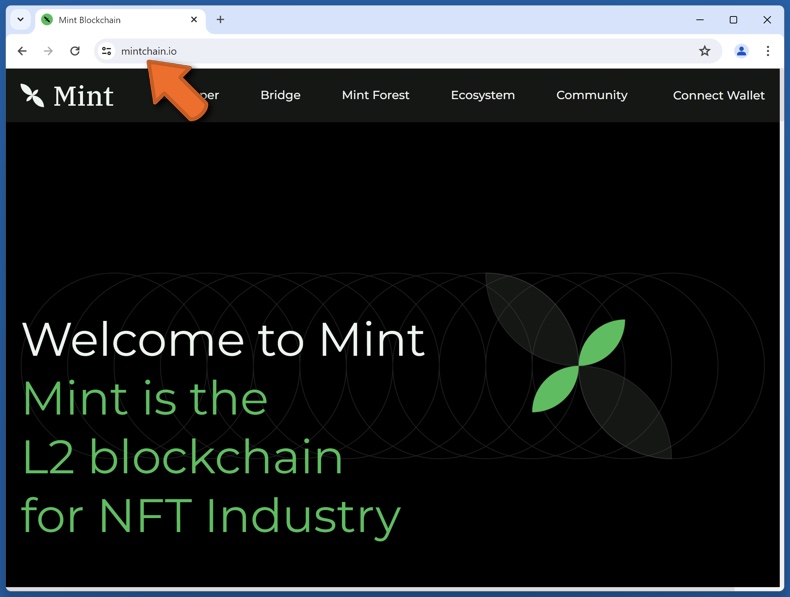 Apparition du site web de la Monnaie royale (mintchain.io)