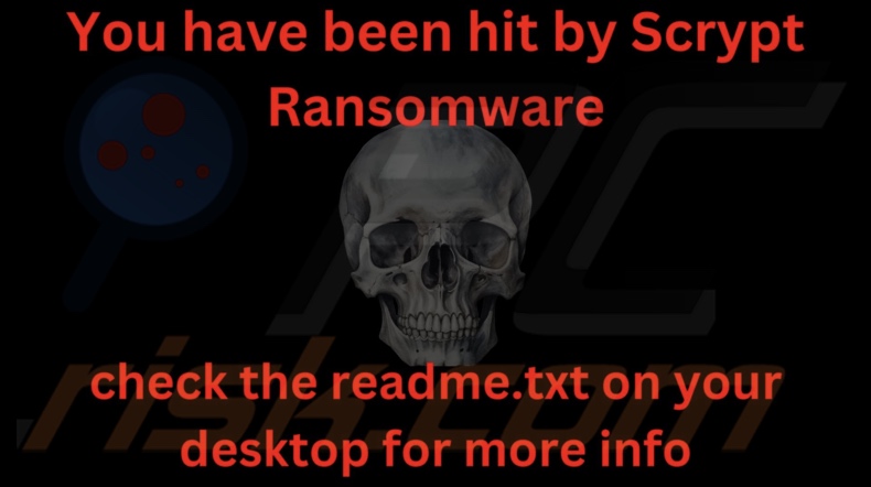 Scrypt ransomware papier peint