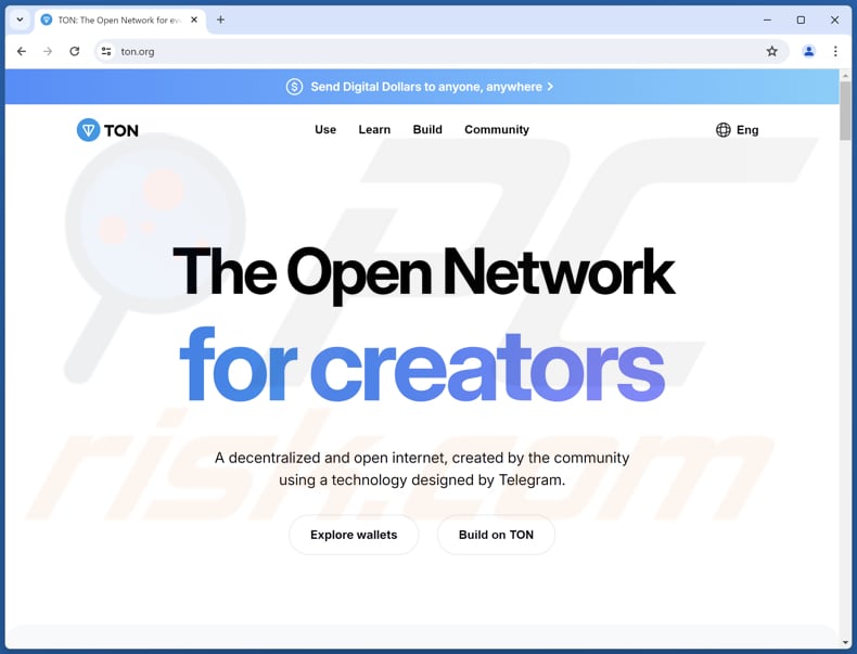 Toncoin (TON) airdrop arnaque vrai site web (ton.org)