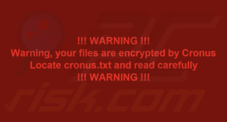 Cronus ransomware papier peint