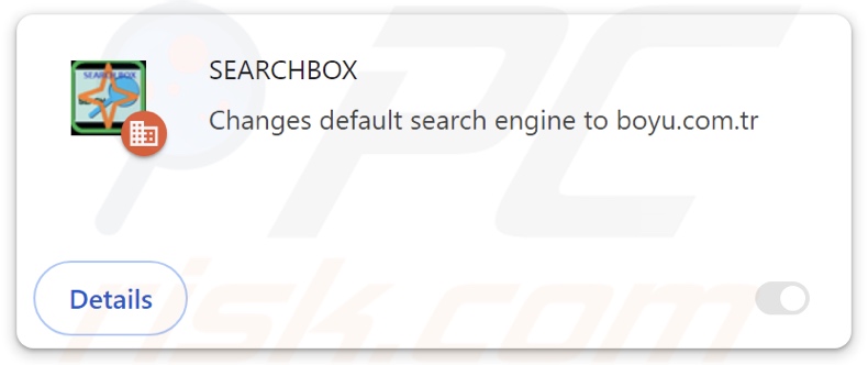 SEARCHBOX pirate de navigateur