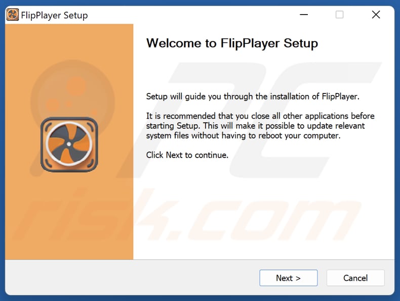 Installation de FlipPlayer PUA