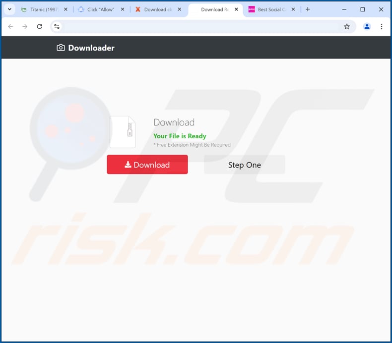 Site utilisé pour promouvoir FlipPlayer