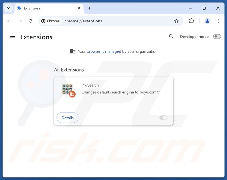 Suppression des extensions Google Chrome liées à findflarex.com