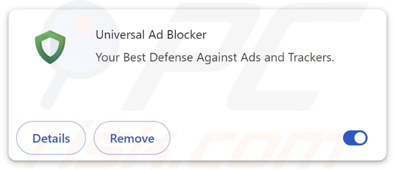 Universal Ad Blocker logiciel publicitaire