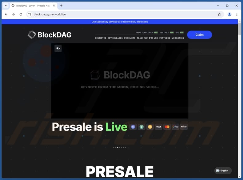 BlockDAG Presale escroquerie