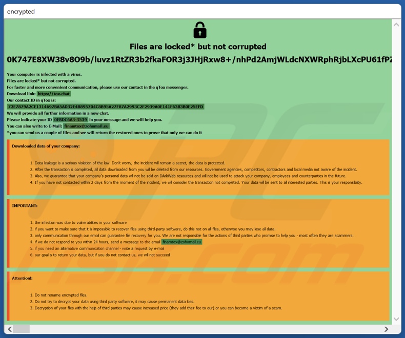 DarkDev ransomware note de rançon (How_to_back_files.hta)