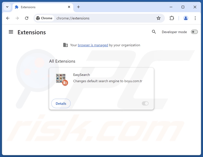 Suppression des extensions Google Chrome liées à doktox.com