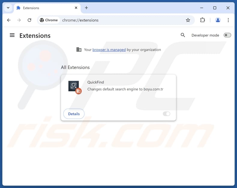 Suppression des extensions Google Chrome liées à finditfasts.com