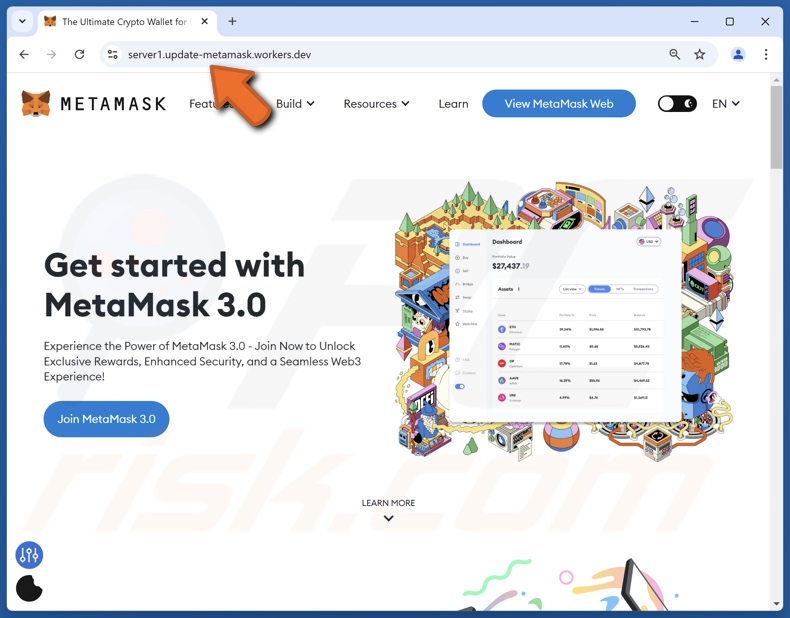 Join MetaMask 3.0 escroquerie