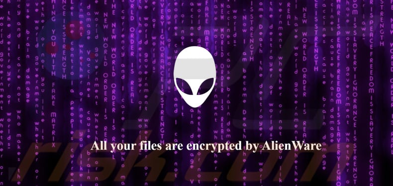 AlienWare ransomware papier peint