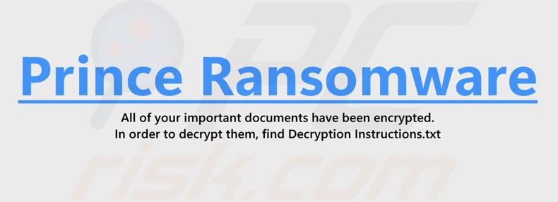 Black (Prince) ransomware papier peint