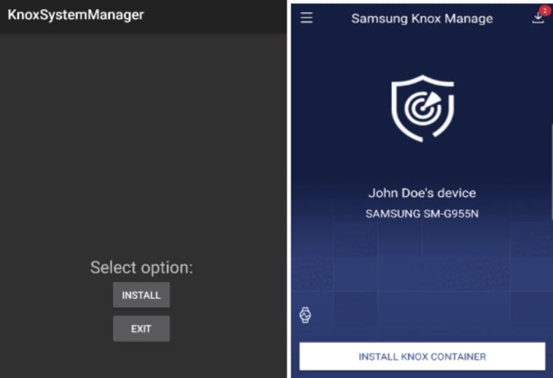 Le logiciel malveillant BoneSpy déguisé en Samsung Knox Manage