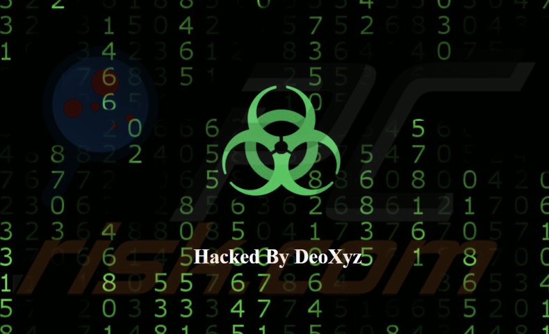 Deoxyz ransomware papier peint