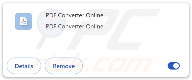 PDF Converter Online logiciel publicitaire