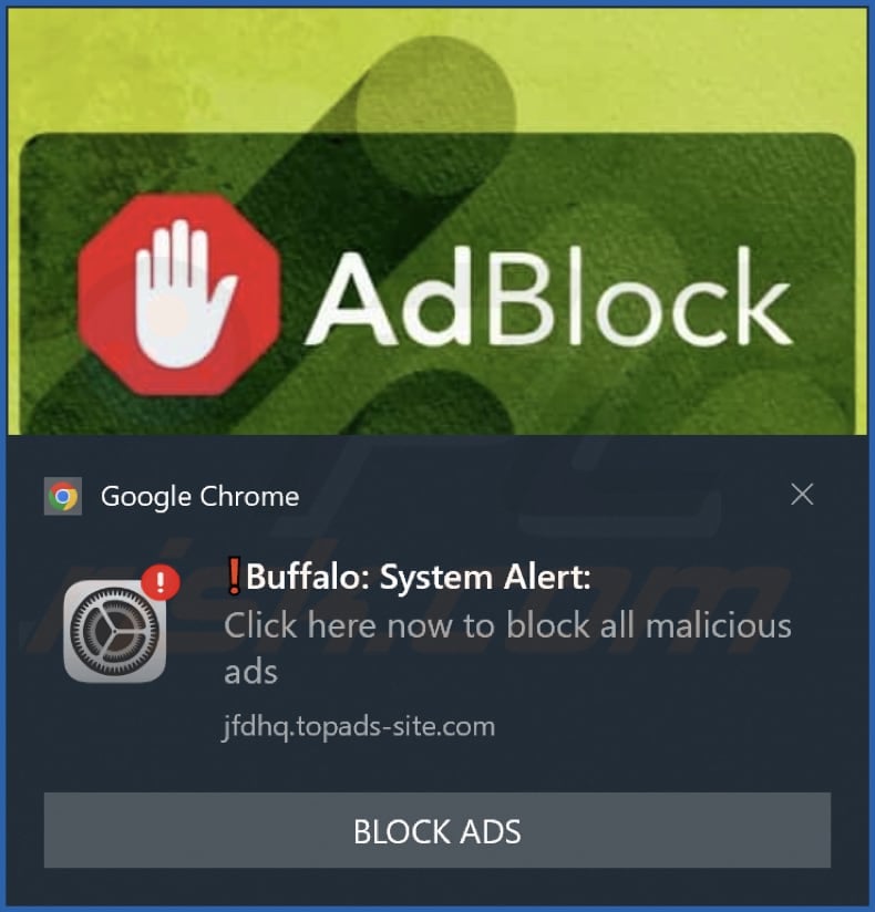 topads-site.com notification 2