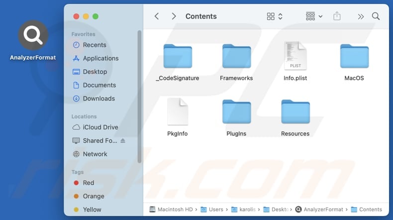 AnalyzerFormat dossier d'installation du logiciel publicitaire