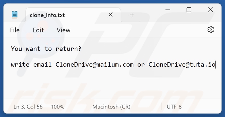 Clone ransomware fichier texte (clone_info.txt)