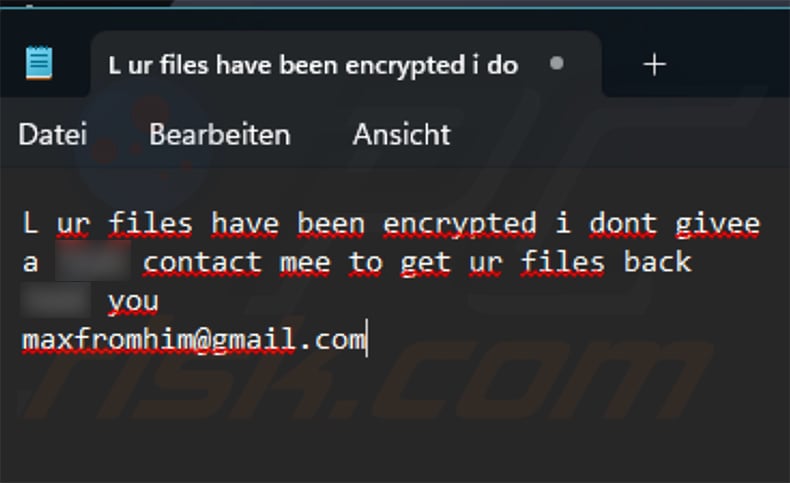 Nnice ransomware papier peint