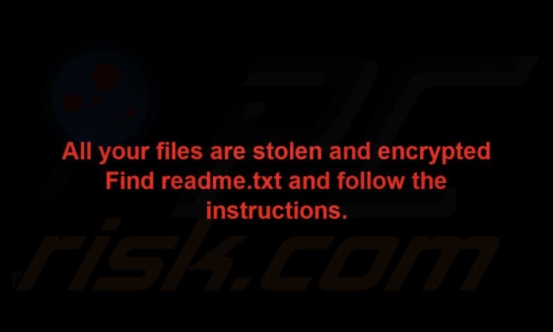 RdpLocker ransomware papier peint