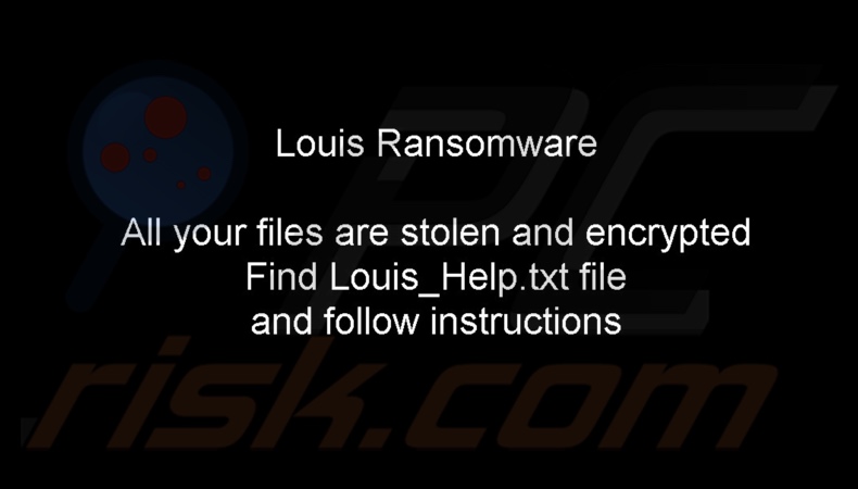 Louis ransomware papier peint