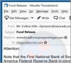 Arnaque par Courriel Fund Release