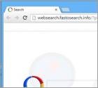 Redirection vers Websearch.fastosearch.info