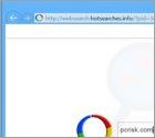 Redirection vers Websearch.hotsearches.info