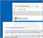 Arnaque Microsoft Has Detected A Porn Virus