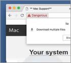 POP-UP Arnaque Mac iOS Security At Risk Error Code: HT201155 (Mac)